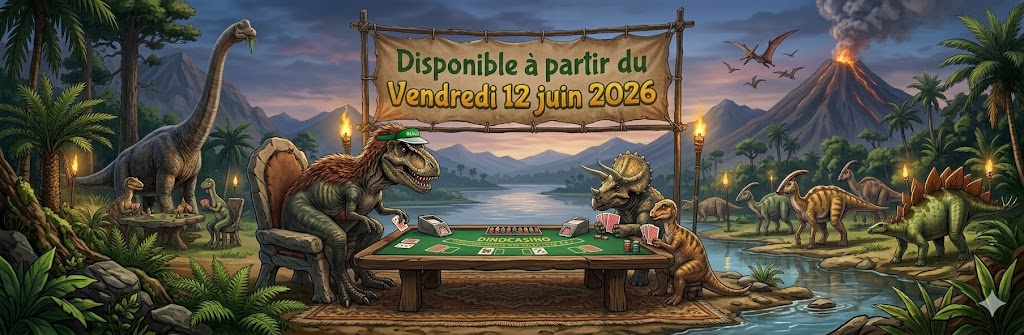 🃏 Le DinoCasino ouvre ses portes le 12 juin