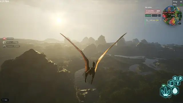 Capture de The Isle Evrima sur le serveur Isla Sonora, par wemvex